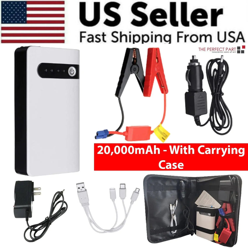 20k mAh Portable Car Jump Starter – Emergency LED Light