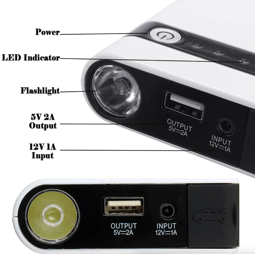 20k mAh Portable Car Jump Starter – Emergency LED Light