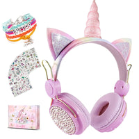 Sparkle Cat Ear Wireless Headphones – LED Lights + Hi-Fi Sound